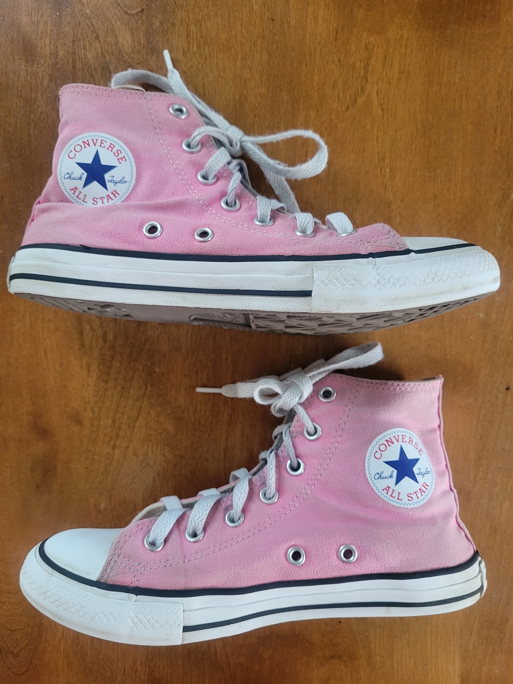 Converse Pink High Top All Star Sneakers